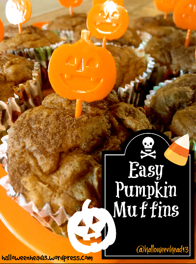 halloween head easy pumpkin muffin