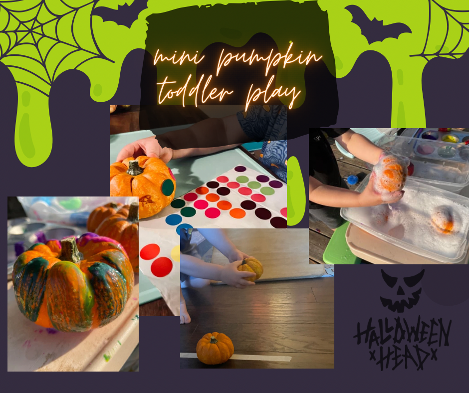 Mini Pumpkin Play Activities for Toddlers – Halloween Head