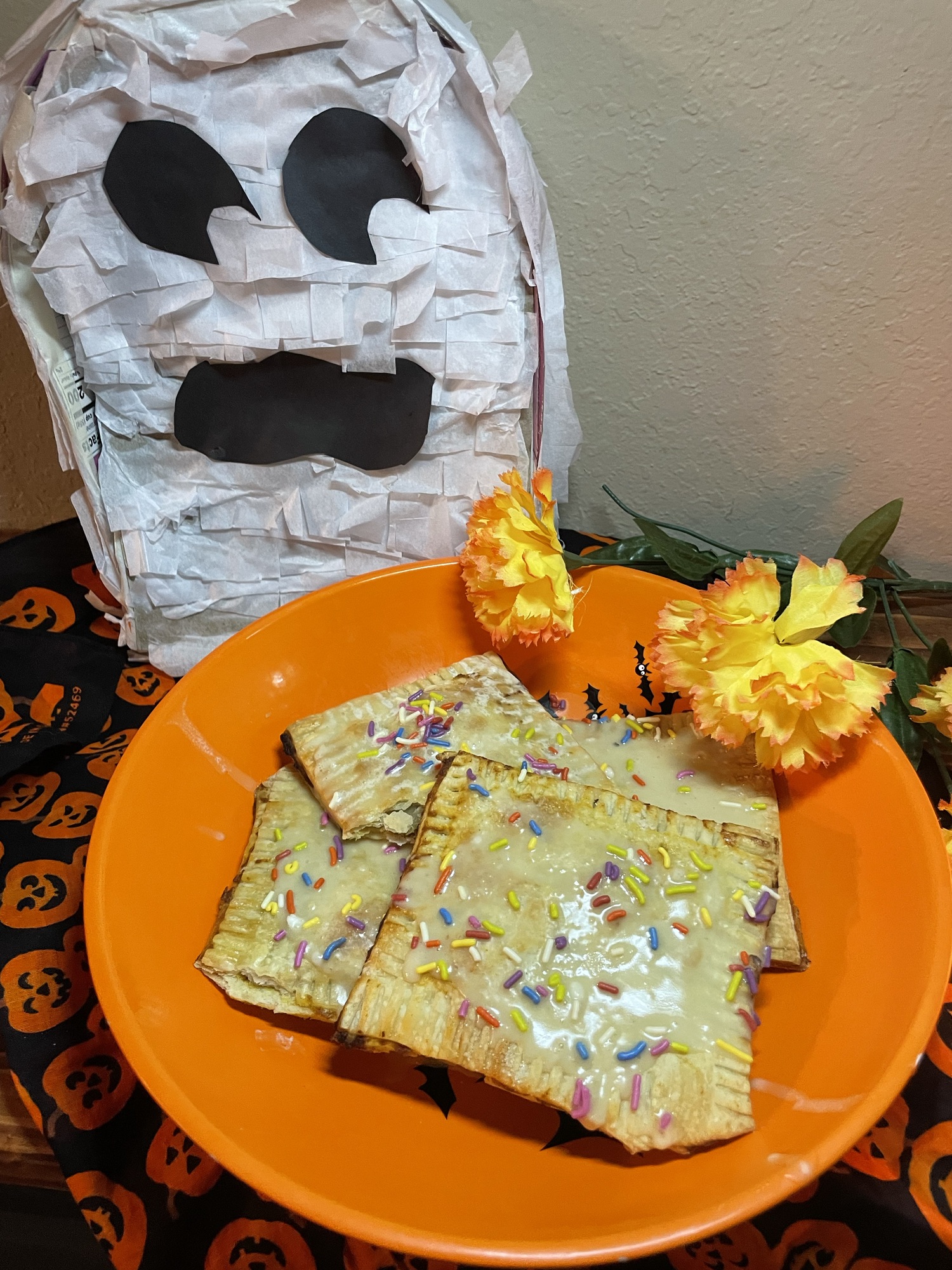 Pumpkin Pie Tart Recipe Halloween Head pumpkin-pie-tart-recipe-halloween-head